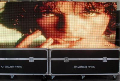 Videodisplay Rot-Grün