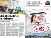 Led-Großflächenwerbung-Zeitungsbericht