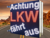 LED-Warntafel