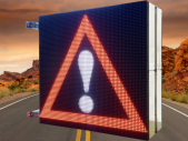 LED-Warntafel