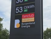 Preisanzeigen für E-Ladestationen