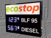 Tankstellen-Preisanzeigetafel