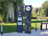 Temperatur-Infoschild