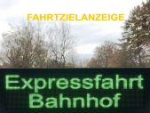 Fahrtzielanzeige