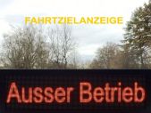 Fahrtzielanzeige