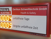 Unfallzahlen Schild