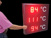 Digitale Temperaturanzeige