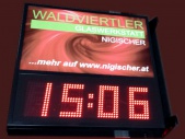 Uhrzeit-Temperatur-Anzeigen