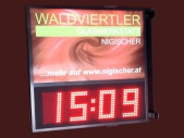 Uhrzeit-Temperatur-Anzeigen
