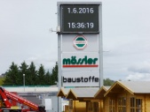 Videowand-Werbung