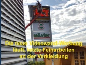 Videowand-Werbung