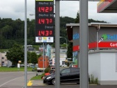 Benzinpreisanzeige