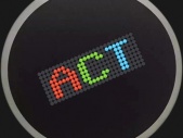 LED-Videowand-in-Scheibenform