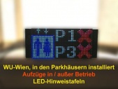 LED-Hinweistafeln