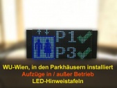 LED-Hinweistafeln