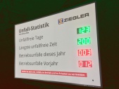 Unfallfrei-Tagesanzeige
