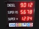 Tankstellen-Preisanzeige