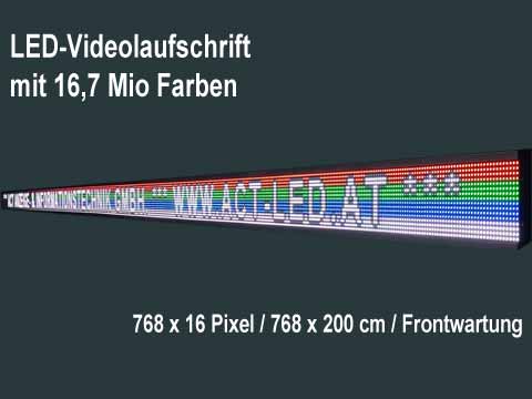 LED Matrix-Laufschriften