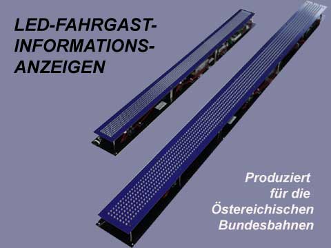 Led-Fahrgast-Informationsanzeigen