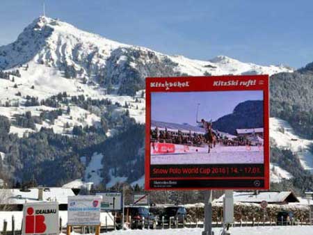 Videowall Aussenwerbung