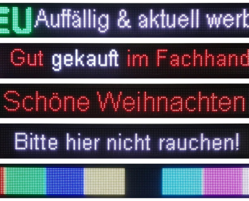 LED Matrix-Laufschriften